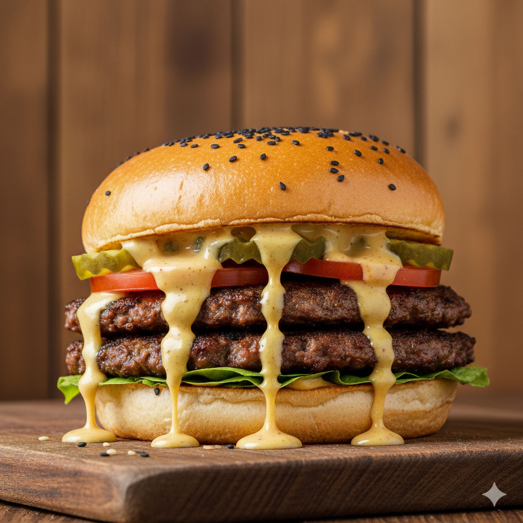 Honey Mustard Smash Burger