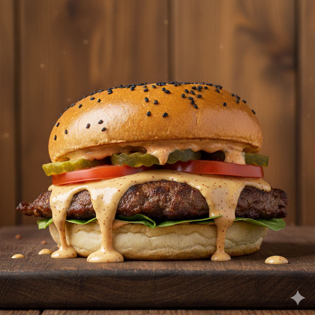 Honey Mustard Smash Burger